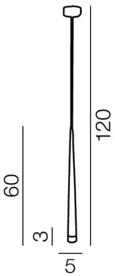 Minimalistické svietidlo Stylo 1 biele