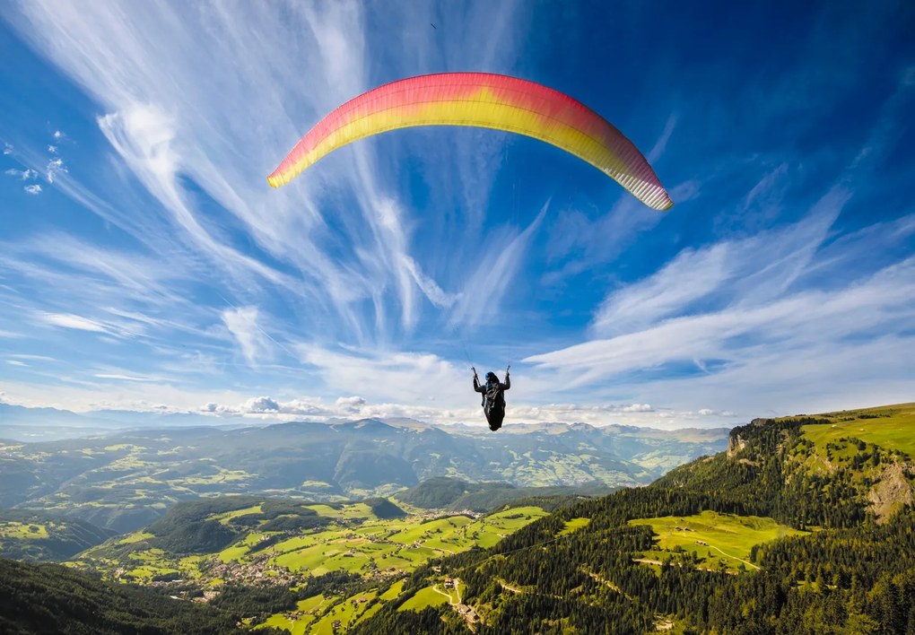 Fototapeta - Paragliding (147x102 cm)