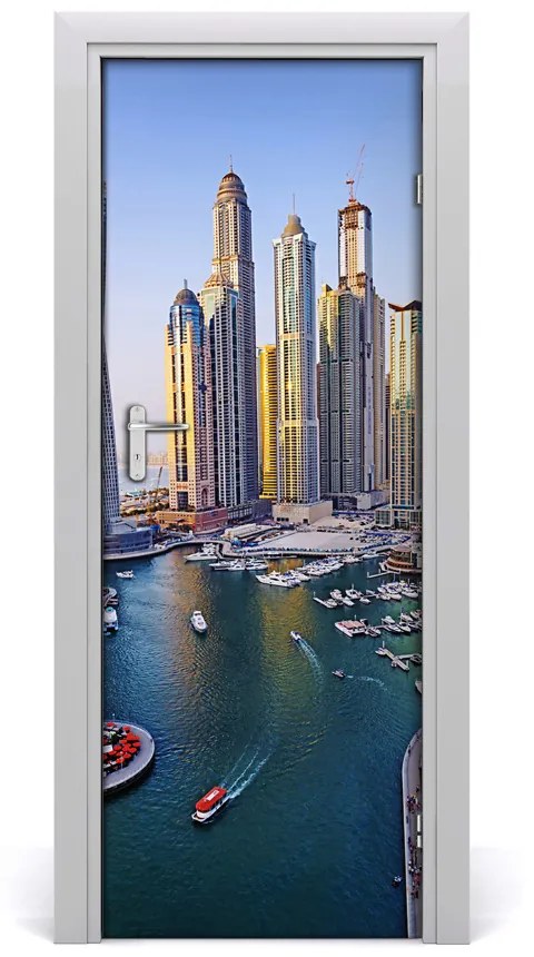 Fototapeta samolepiace na dvere Dubaj záliv 85x205 cm