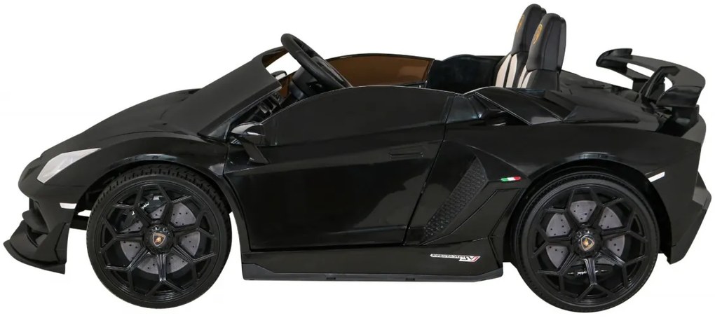 Lamborghini SVJ DRIFT pre 2 deti Black + funkcia Drift + Diaľkové ovládanie + MP3 LED + Free Start