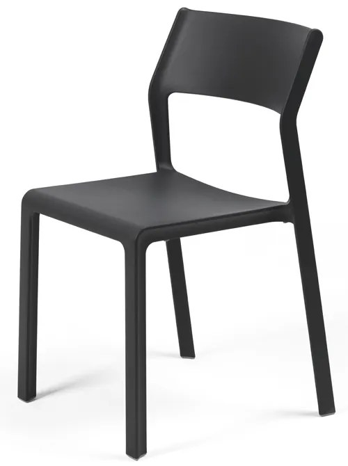 Stima Plastová stolička TRILL Vyberte odtieň ->: Antracite - Čierná