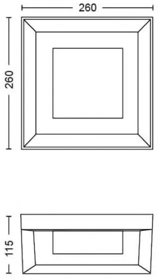 Philips 17438/30/P7 - LED RGB Vonkajšie svietidlo Hue ECONIC LED/15W/230V IP44