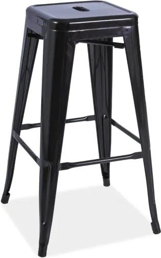 Barová stolička Monica mini čierna