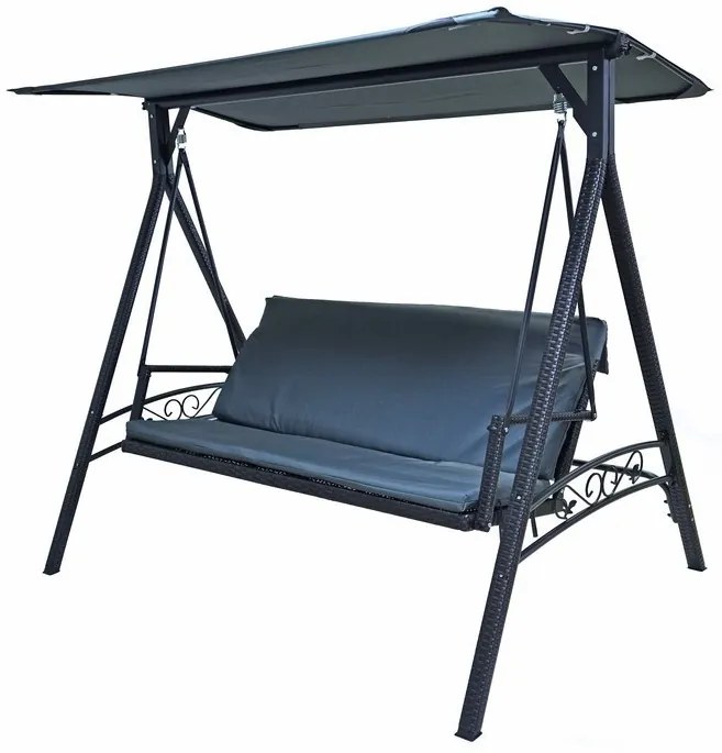 Rojaplast RATTAN záhradná hojdačka