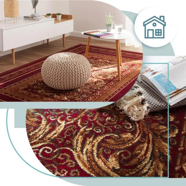 Koberec Agnella Standard Aralia bordový