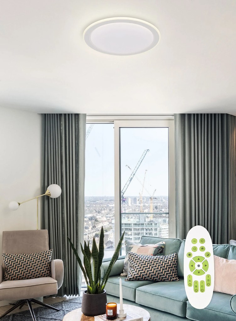 TOP LIGHT Svetlo nástenné-stropné Norman 50B RC, Biela