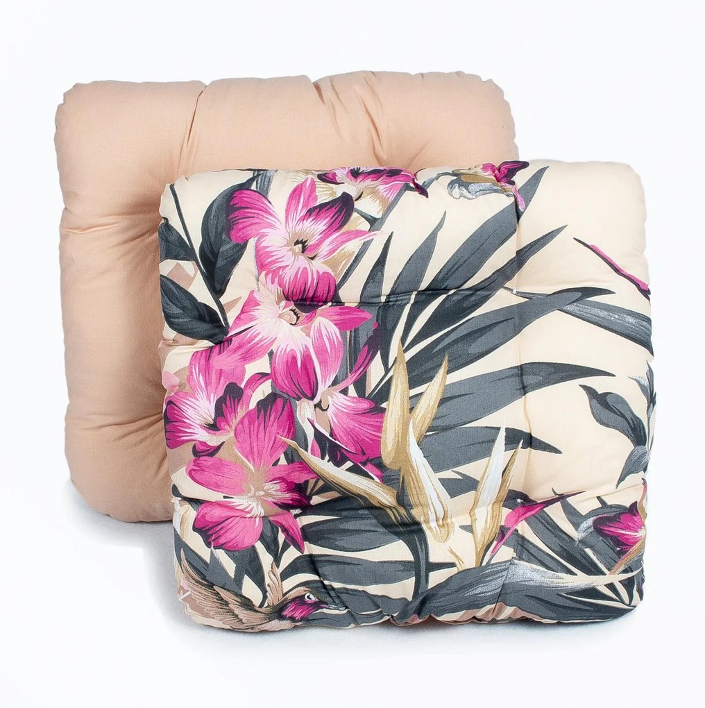 Podsedák na stoličke 40x40 cm - orchidey