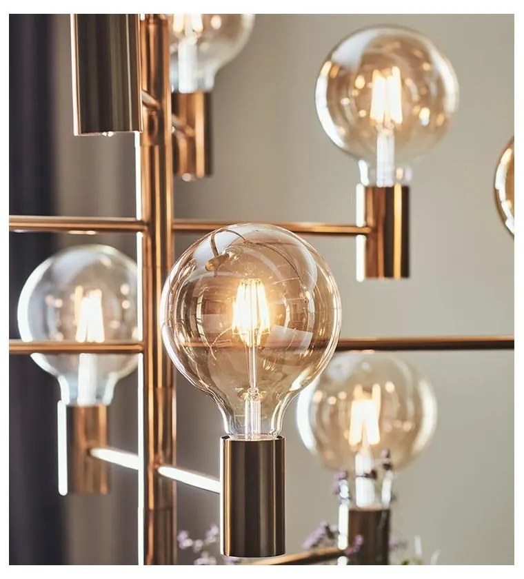 Závesné svietidlo v zlatej farbe Markslöjd Paris 10L