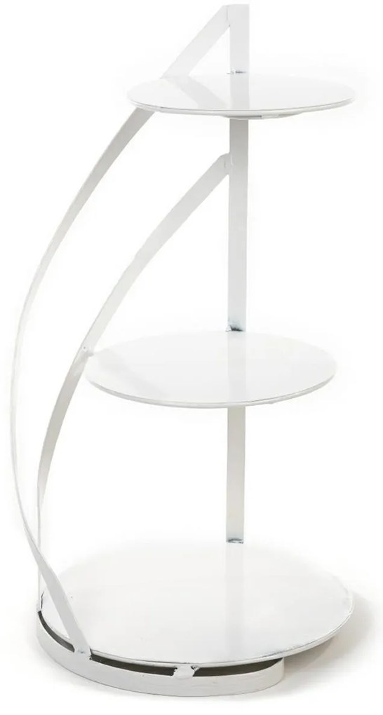 Kovový servírovací podnos Nowell White, 38x60 cm