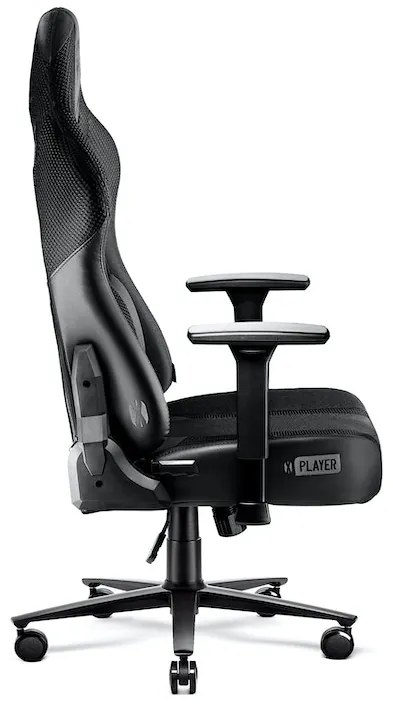 Látkové herné kreslo Diablo X-Player 2.0 Normal Size: čierne Diablochairs