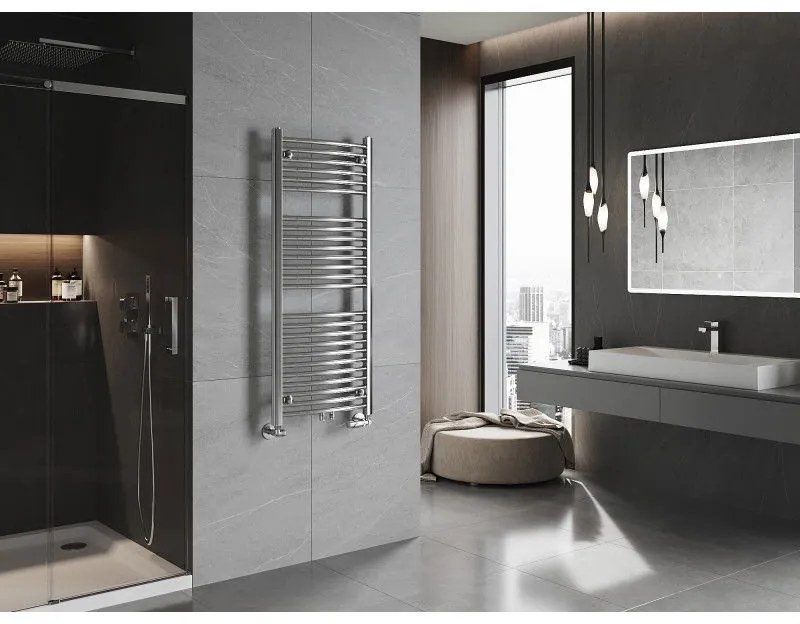 Mexen Ares, vykurovacie teleso 1200 x 500 mm, 420 W, chrómová, W102-1200-500-00-01