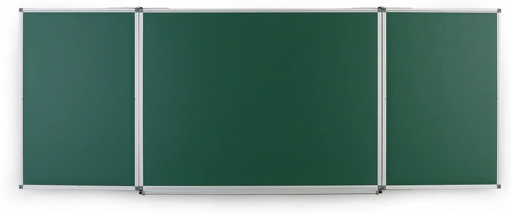 Roztváracia zelená keramická tabuľa pre popis kriedou, magnetická, 3600 x 1200 mm