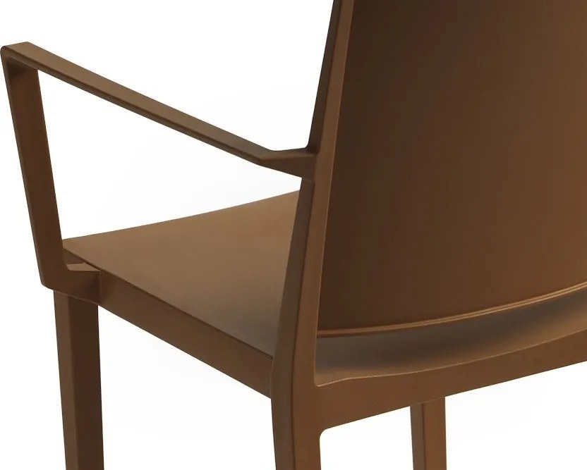 Kreslo MOSK ARMCHAIR, 82 x 57 x 56 cm, sivá farba
