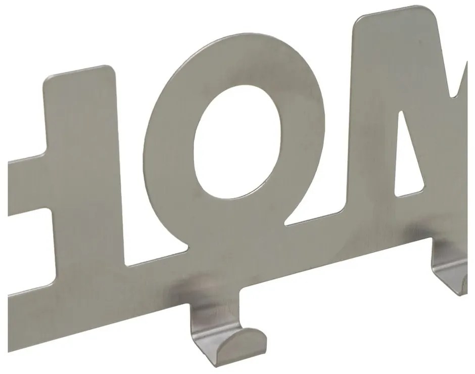 Kovový vešiak na dvere v matne striebornej farbe 32 cm Home – Casa Selección