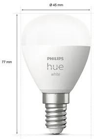 LED žiarovka Philips HUE 8719514356696 E14 / 5,7 W(40W) 470 lm 2700 K stmievateľná