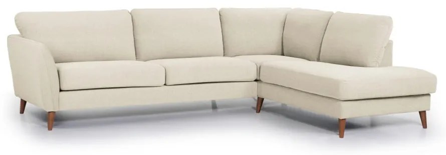 Béžová rohová pohovka (pravý roh) Oslo - Scandic