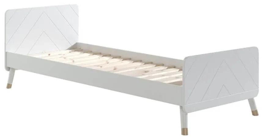 Detská posteľ billie 90 x 200 cm biela MUZZA
