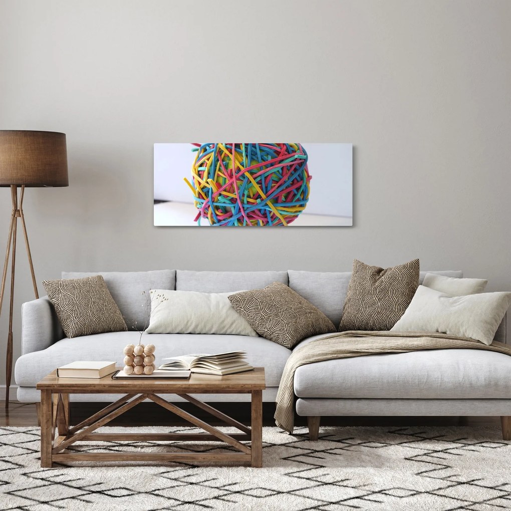 Obraz gumičiek (120x50 cm)