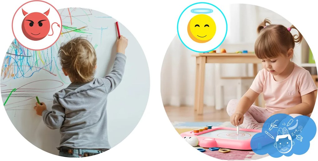 Puzzle magnetická tabuľa tangram pre deti Ricokids RK-823