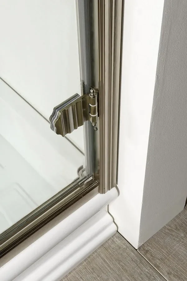Gelco Gelco, ANTIQUE sprchové dvere 900mm, číre sklo, pravé, bronz, GQ1390RC