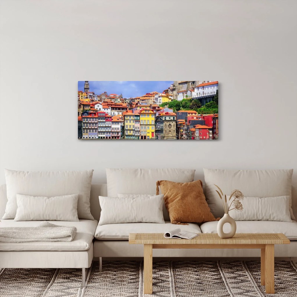 Obraz - Ribeira, Portugalsko (120x50 cm)