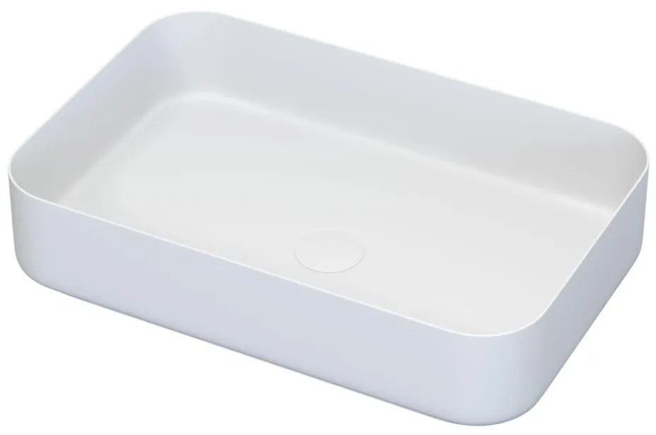 BATH DELUXE 06-052-18-01-00 - Umývadlo na dosku LJORDAL 52x34 cm oceľ/biela