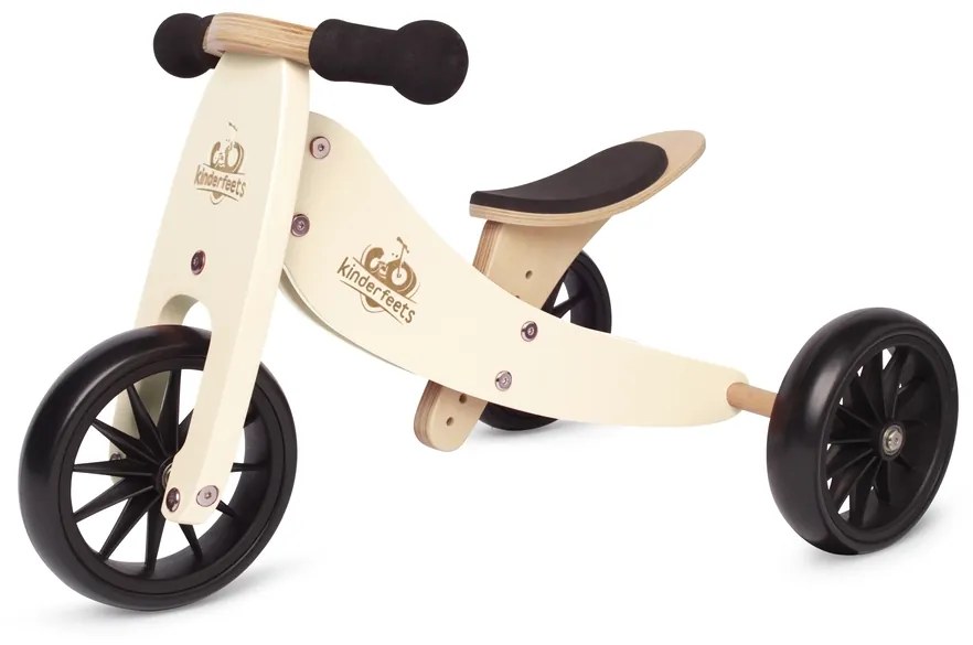 Drevené balančné odrážadlo Tiny Tot 2v1 krémová