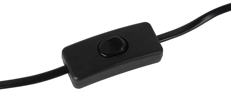 Retro stolná lampa zelená s bronzom - Milou