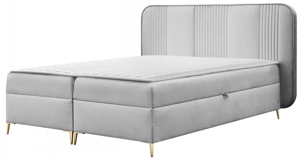Kontinentálna manželská posteľ Omentre, Rozmer postele: 120x200, Dostupné poťahy: Magic Velvet 2219