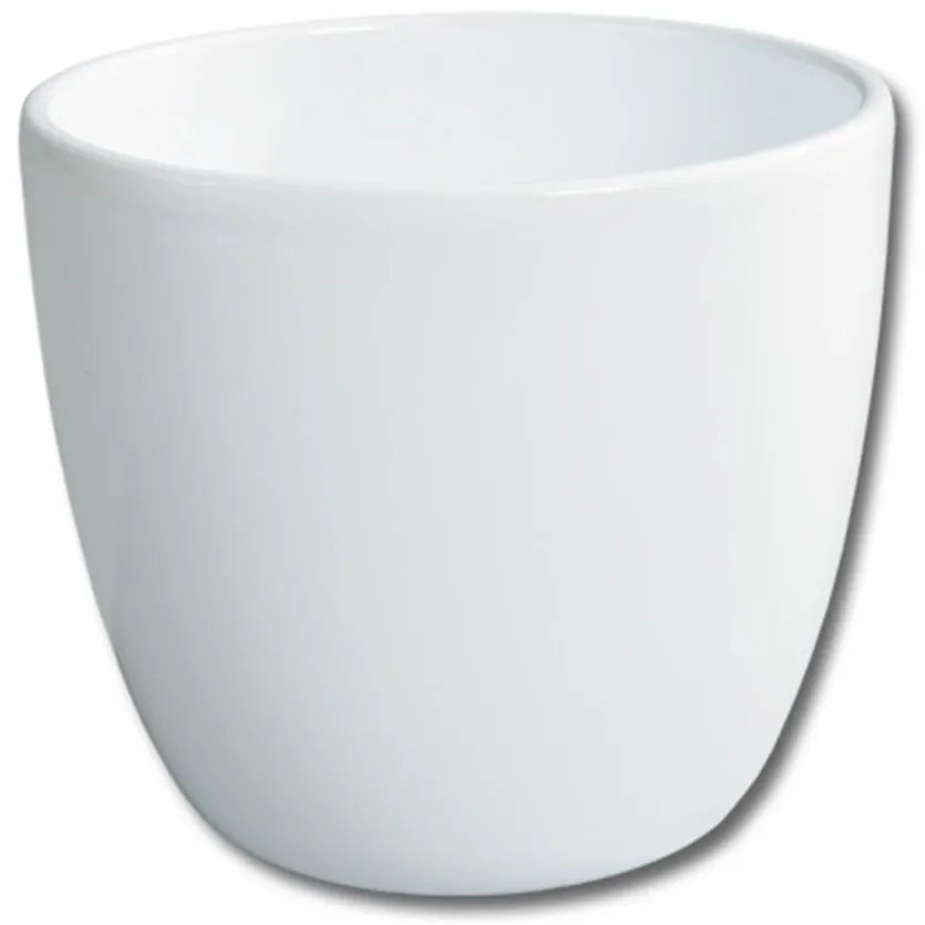 Obal na kvetináč PRIMUS PASTEL keramický biely 19x17 cm