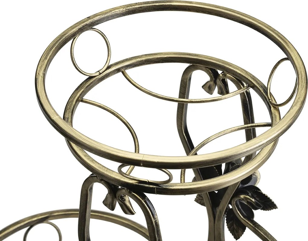 STOJAN NA KVETINÁČ FALA 64X30X54 CM ZLATÁ