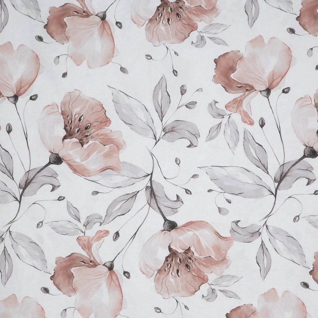 RENFORCÉ OBLIEČKY NICKY 160X200 CM, 2 KS 70X80 CM KVETY