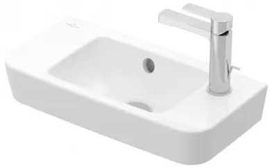 Villeroy&Boch O.Novo umývadlo 50 x 25cm s prepadom, otvor na batériu na pravej strane biela 4342R501