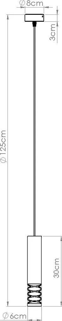 Závesné svietidlo Lami, 1x biele kovové tienidlo