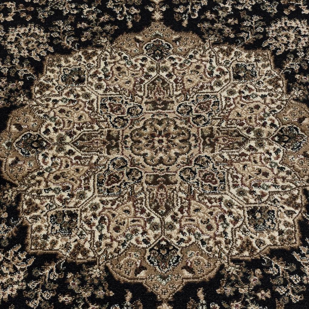 Ayyildiz Kusový koberec KASHMIR 2608, Čierna Rozmer koberca: 160 x 230 cm