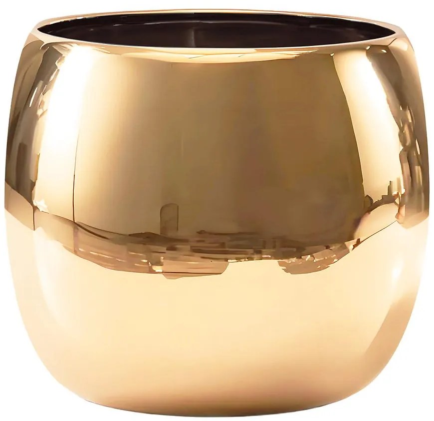 Kvetináč YS44179 Electroplating Effect D16xh15 Gold