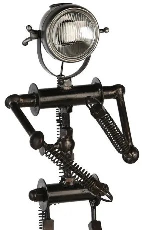 Industry stojaca lampa BLACK ROBOT 80*30