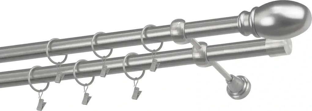 Garniže 25x25mm - dvojradové - BELUNO - satin