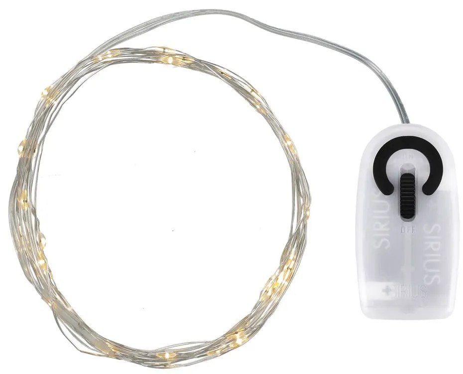 Svetelná reťaz počet žiaroviek 40 ks dĺžka 390 cm Knirke – Sirius