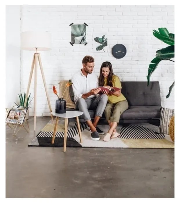 Biely konferenčný stolík Bonami Essentials Viby, 40 x 40 cm