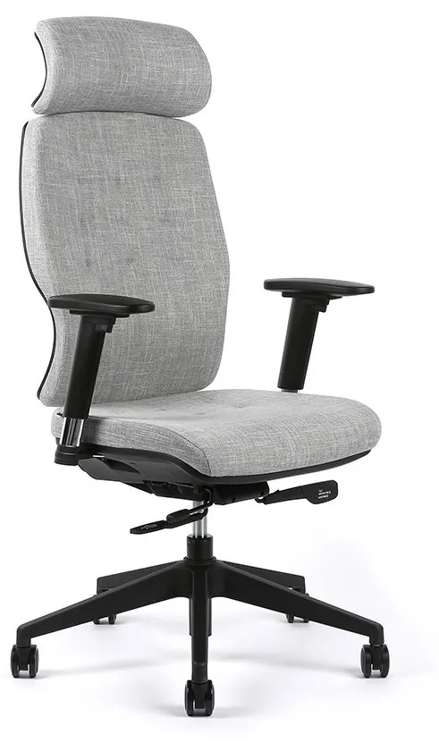 Kancelárska ergonomická stolička Office Pro SELENE — viac farieb Sivá F82