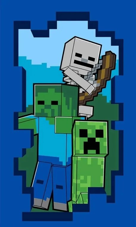 Detský uteráčik Minecraft Mob Monsters 30x50 cm