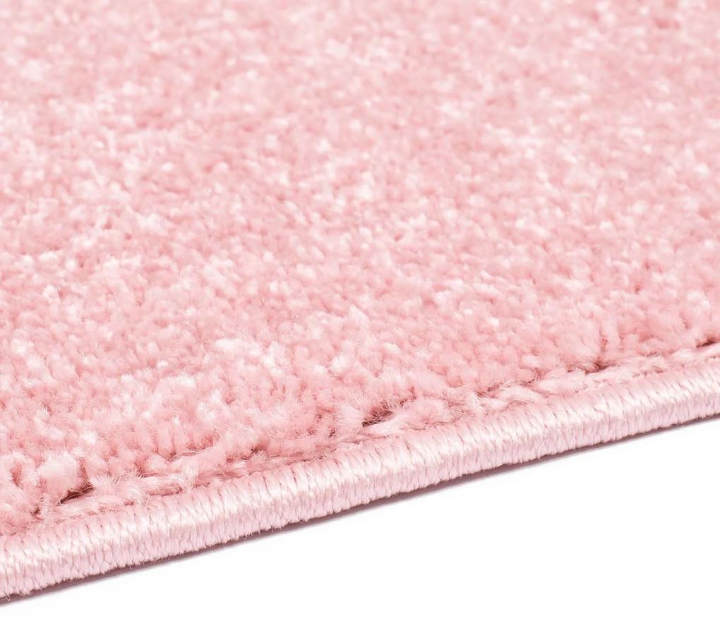 Dekorstudio Moderný koberec MODA SOFT - Ružový Rozmer koberca: 140x200cm