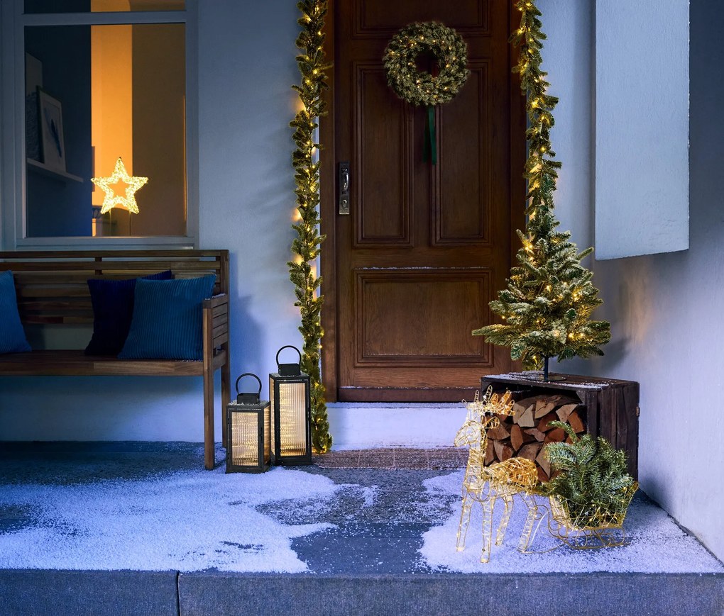 LED outdoorová jedlička, cca 75 cm