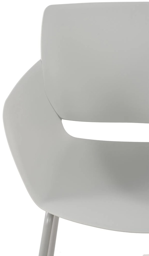 Stolička Alpena - svetlo šedá