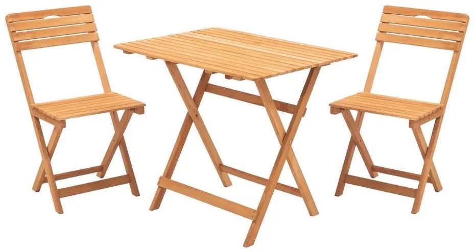 Balkónová sada z bukového dreva