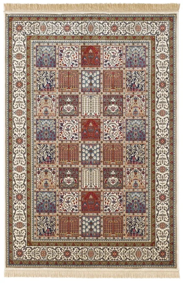 Krémovobiely koberec z viskózy Mint Rugs Precious, 160 x 230 cm