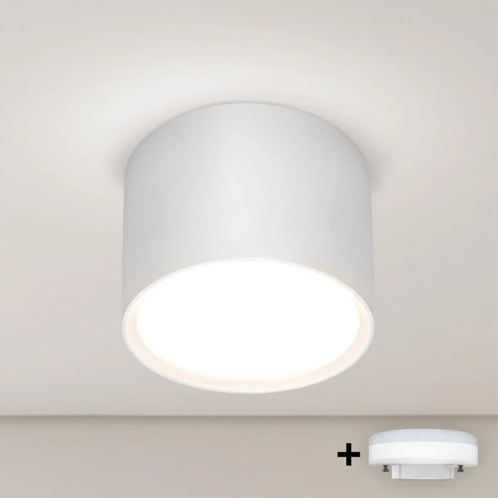 Brilagi - LED RGB stmievateľné bodové svietidlo SMOOTH 1xGX53/14W/230V Wi-Fi Tuya biela