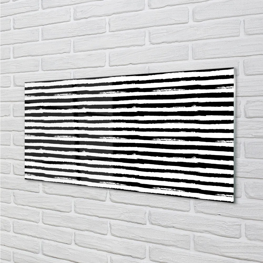 Nástenný panel  Nepravidelné pruhy zebra 120x60 cm