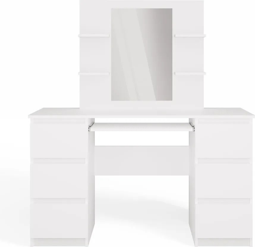 Toaletní stolek Marina Kuba 130 cm bílý